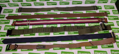 75x British Forces belts - various types and sizes