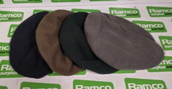 56x British Forces berets - mixed types - mixed sizes