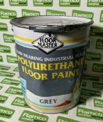 Floormaster industrial trade polyurethane floor paint - grey - 20L