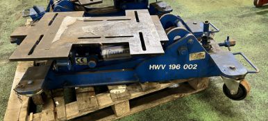 1000kg floor type transmission jack - L 1170 x W 550 x 420mm