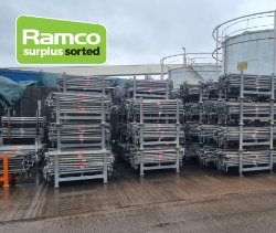 Location NG11 0EE - 2 LOTS - approx 305 tonnes of Altrad Plettac scaffolding & approx 2700 fire retardant scaffold boards (mixed sizes)