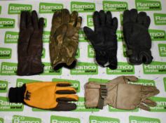 150x British Forces unpaired gloves - mixed styles - mixed sizes