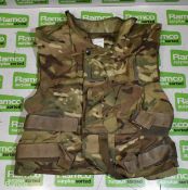 15x British Army MTP combat vests - mixed sizes - no filler