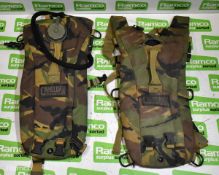 10x British Army DPM water hydration pouches