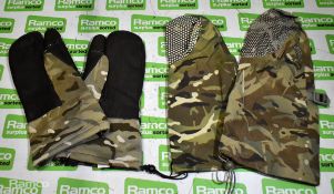 30x British Army MTP outer mittens - extreme cold weather