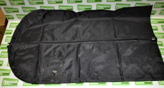 107x Suit storage bags - black