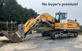 Liebherr R966HD hydraulic mining shovel – 2018 – 750 hours use only! ZERO BUYERS PREMIUM ON THIS LOT