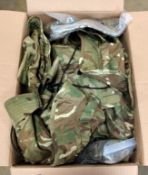 60x British Army MTP mixed hats - cold weather, tropical and combat - mixed sizes