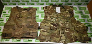 20x British Army MTP combat vests - mixed sizes - no filler