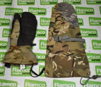 30x British Army MTP outer mittens - extreme cold weather
