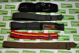 148x British Forces belts - various types and sizes