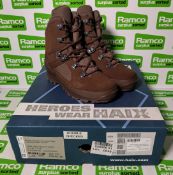 Haix male high liability desert combat boots - Size 5M