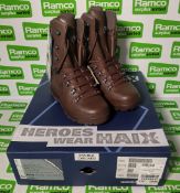 Heroes Wear Haix female combat boots - Brown - Size 3M