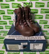 Haix female high liability desert combat boots - Size 4M