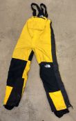 North face salopettes - Yellow and Black - size M