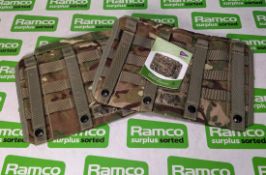 7x British Army MTP Osprey MK IVA side plate carriers - pairs - no filler