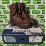 Haix male high liability desert combat boots - Size 5W