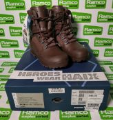 Haix female high liability desert combat boots - Size 4M