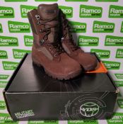 YDS Kestrel womens patrol safety boots - Brown - Size 6L