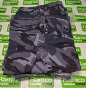 4x British forces combat trousers - blue camo