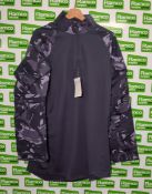 3x British forces underbody armour shirts - blue camo