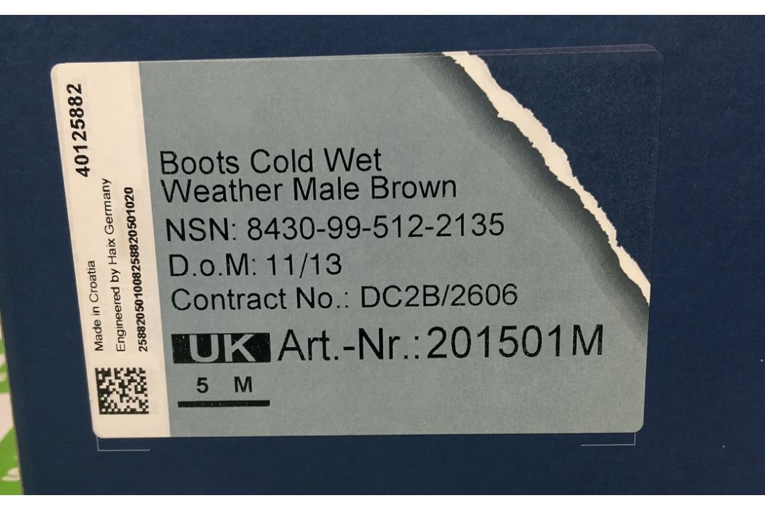 Haix male cold wet weather boot - Size 5M - Image 4 of 4