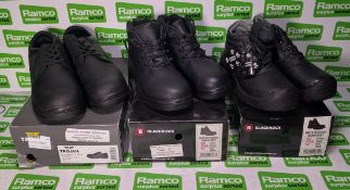 3x pairs of safety boots - see description for details