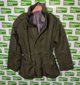 3x Wet weather jackets - Olive - Mixed