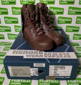 Haix female high liability desert combat boots - Size 4M