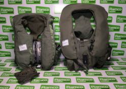 2x Life preserver jackets - SAFETY CHECKS TO BE COMPLETE