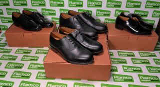 4x pairs of Various British Forces service shoes - see description for details