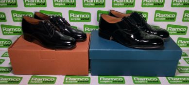 2x pairs of service shoes - Black