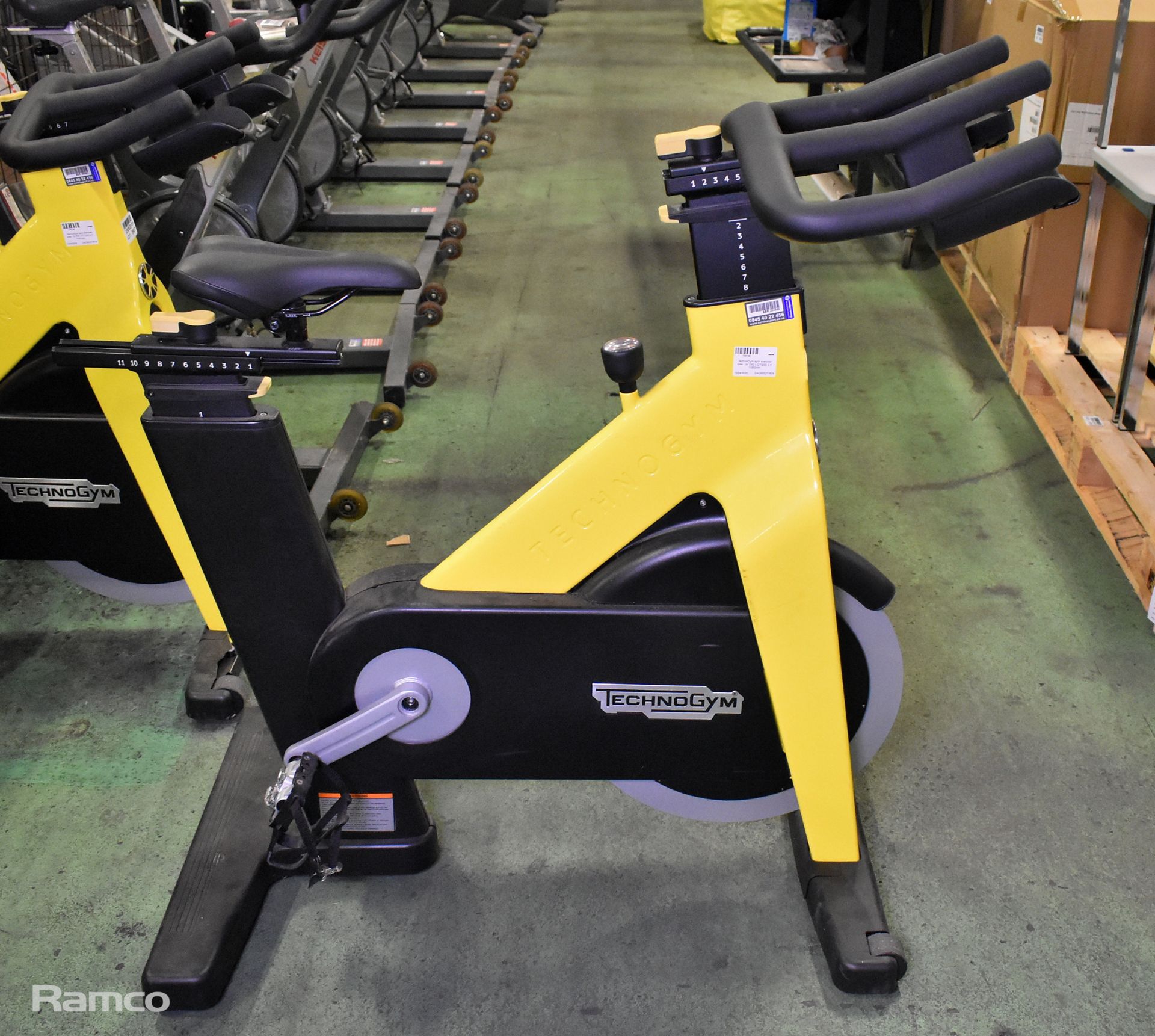 TechnoGym spin exercise bike - W 590 x D 1200 x H 1060mm - Image 5 of 7