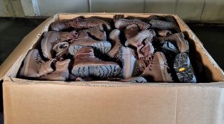 100x pairs of grade one various combat boots - may include - Magnum, YDS, Haix - mixed sizes