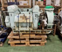 Brush 75kVA output AC generator - 3600RPM - 450V