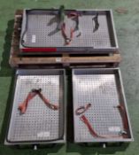 3x fire engine pull out equipment drawers - 2x W 520 x D 820 - 1x W 580 x D 1100mm