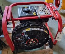 Leader Groupe MT236 Briggs & Stratton 6 hp petrol motor portable fan - W 560 x D 480 x H 530mm