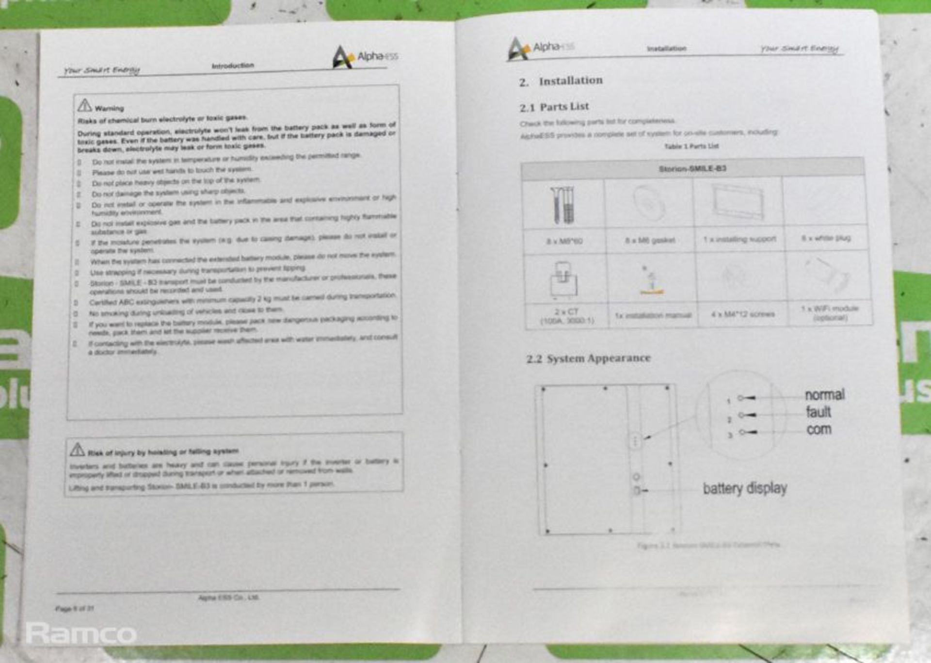 Alpha ESS Storion-SMILE-B3 residential all-in-one battery energy storage system - Image 11 of 11