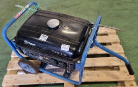 SDMO Turbo 2500 2.2kw petrol generator - 230V output