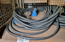 63 Amp mains cable - approx. 30 metres