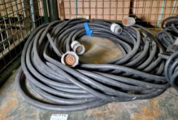 2x Socapex cables - approx. 25 metres
