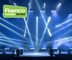 Warehouse clearance of audio-visual & events equipment to include audio, lighting, power distribution and much more….