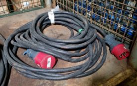 32 Amp three phase cable - approx. 20 metres