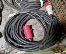 32 Amp triple phase cable - approx. 20 metres