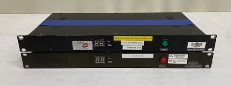 2x LED PROCESSOR ROE SDR-30001. Unpackaged. 5.4kg and dimensions 48 x 22 x 9 cm.