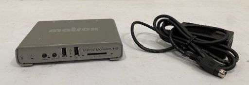 DVR RECORD/STREAM MATROX MONARCH MHD/I H.264. Unpackaged dimensions 14 x 11 x 6 cm and weight 0.3kg.