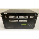 1x Lightware MX 33x33 DVI Matrix. Unpackaged dimensions 48 x 32 x 26.5 cm and 20.8kg