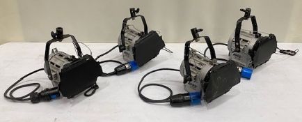 4x Arri 300 Plus Blu/Sil. Unpackaged weight 8.9kg.