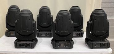 6x Robe Pointe. No accessories. Unpackaged. Total weight 94.8kg.