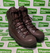 Iturri brown combat boots size 10L